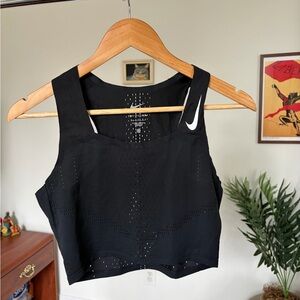 Nike Women's Black Crop Top